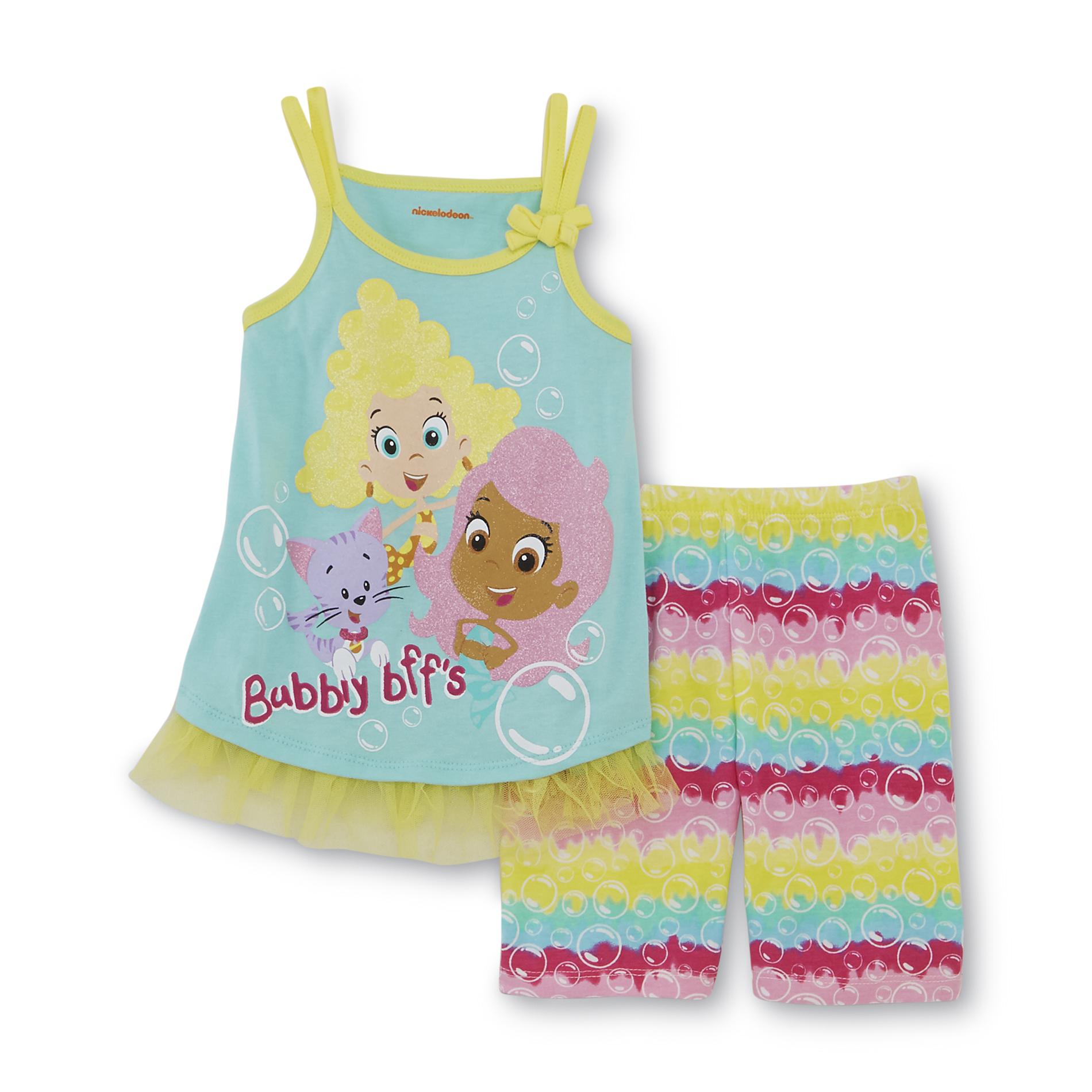 Nickelodeon Bubble Guppies Toddler Girl's Tunic Top & Shorts