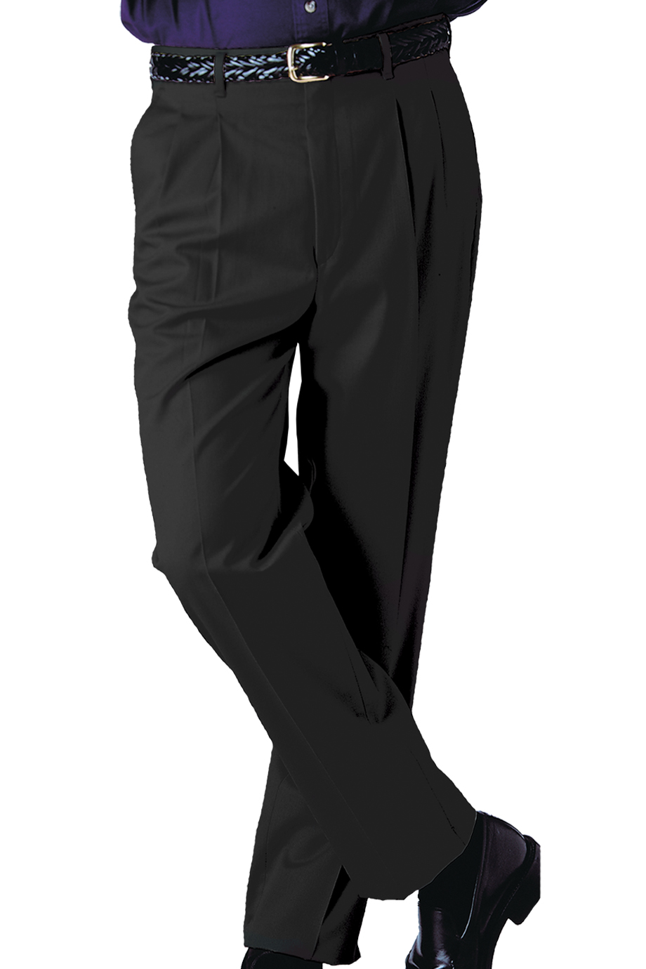 Edwards Men's Big & Tall  Business Casual Pleated Pant