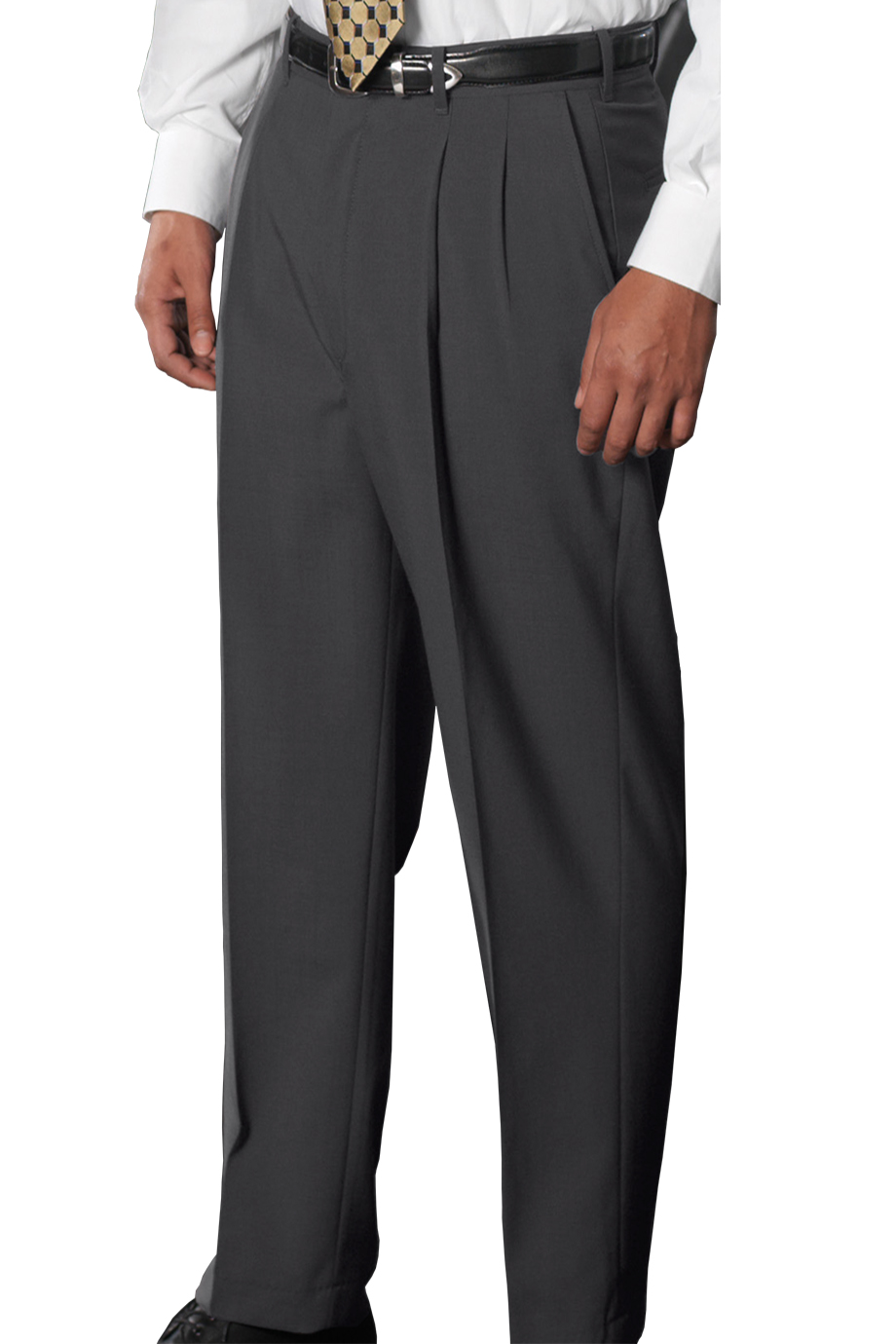 Edwards Big & Tall  Wool Blend Pleated Dress Pant - Online Exclusive