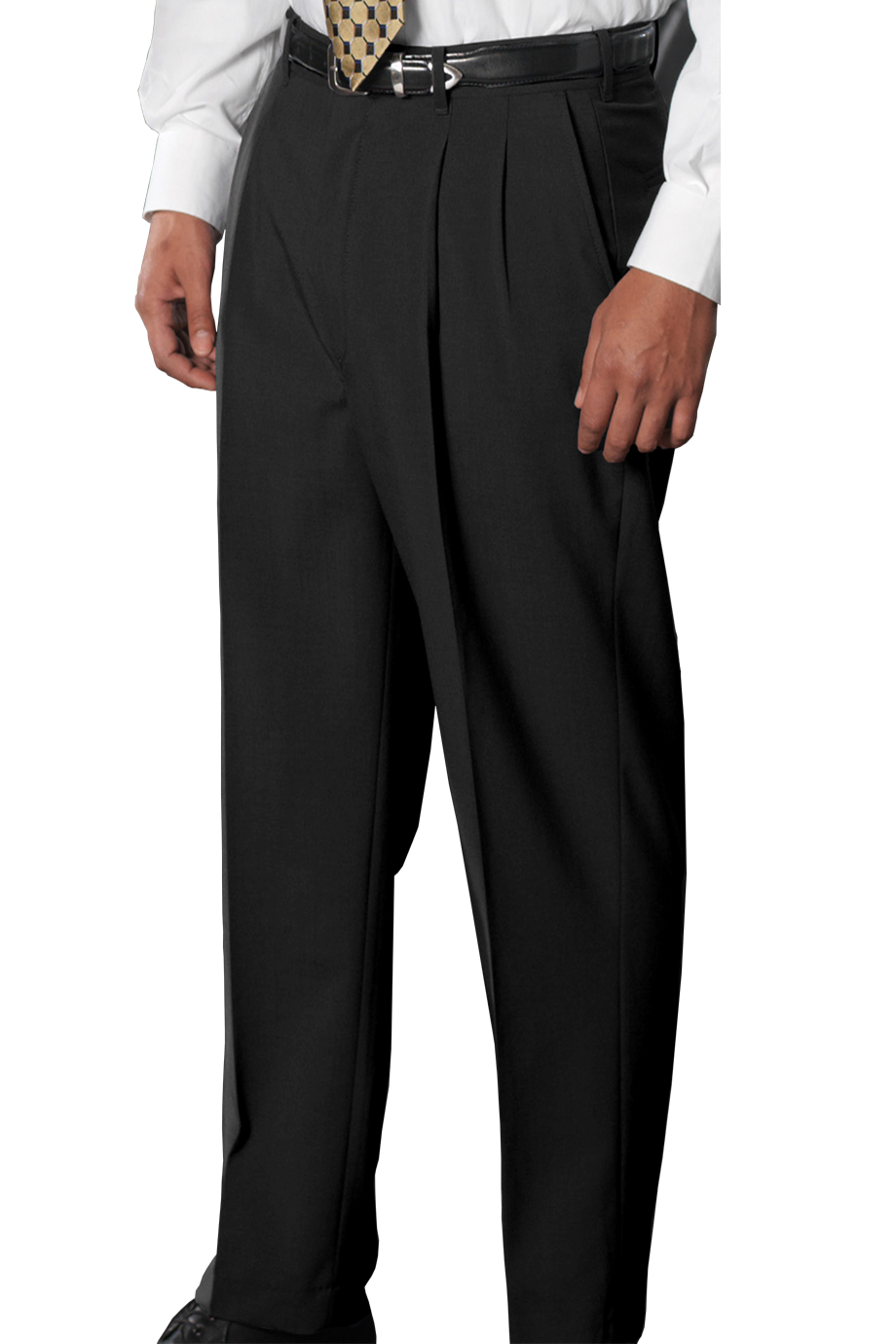 Edwards Big & Tall  Wool Blend Pleated Dress Pant - Online Exclusive