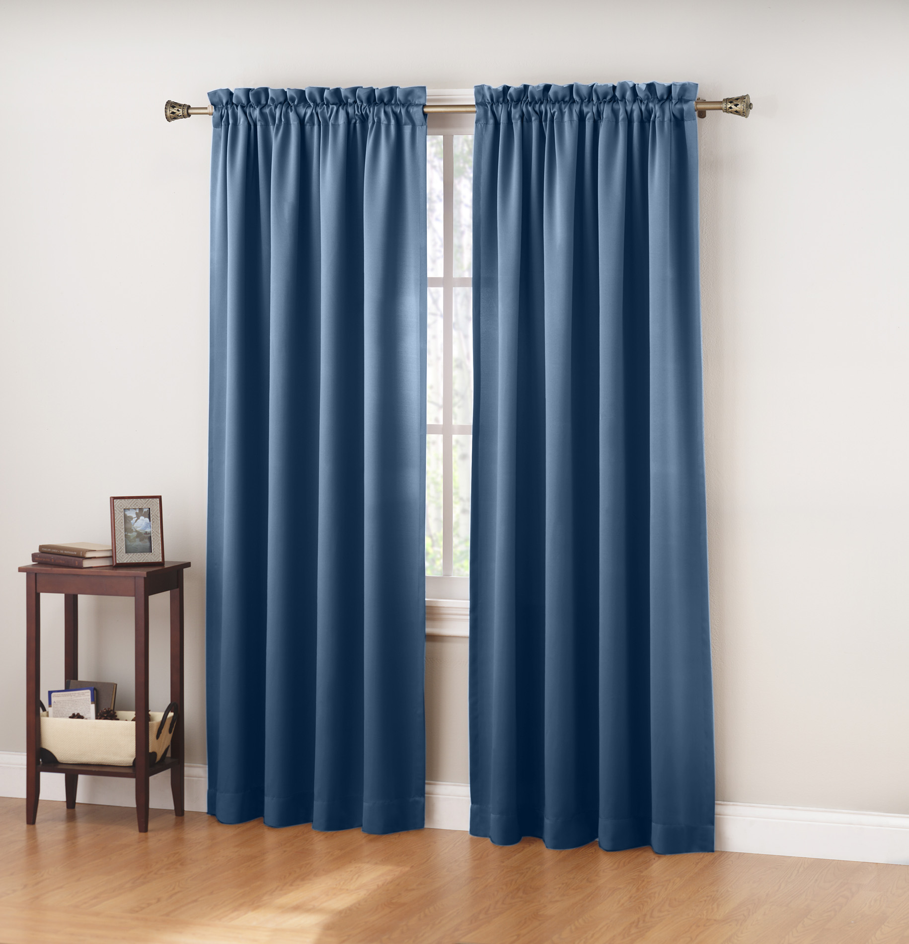 Blue Drapes Curtains Kmart