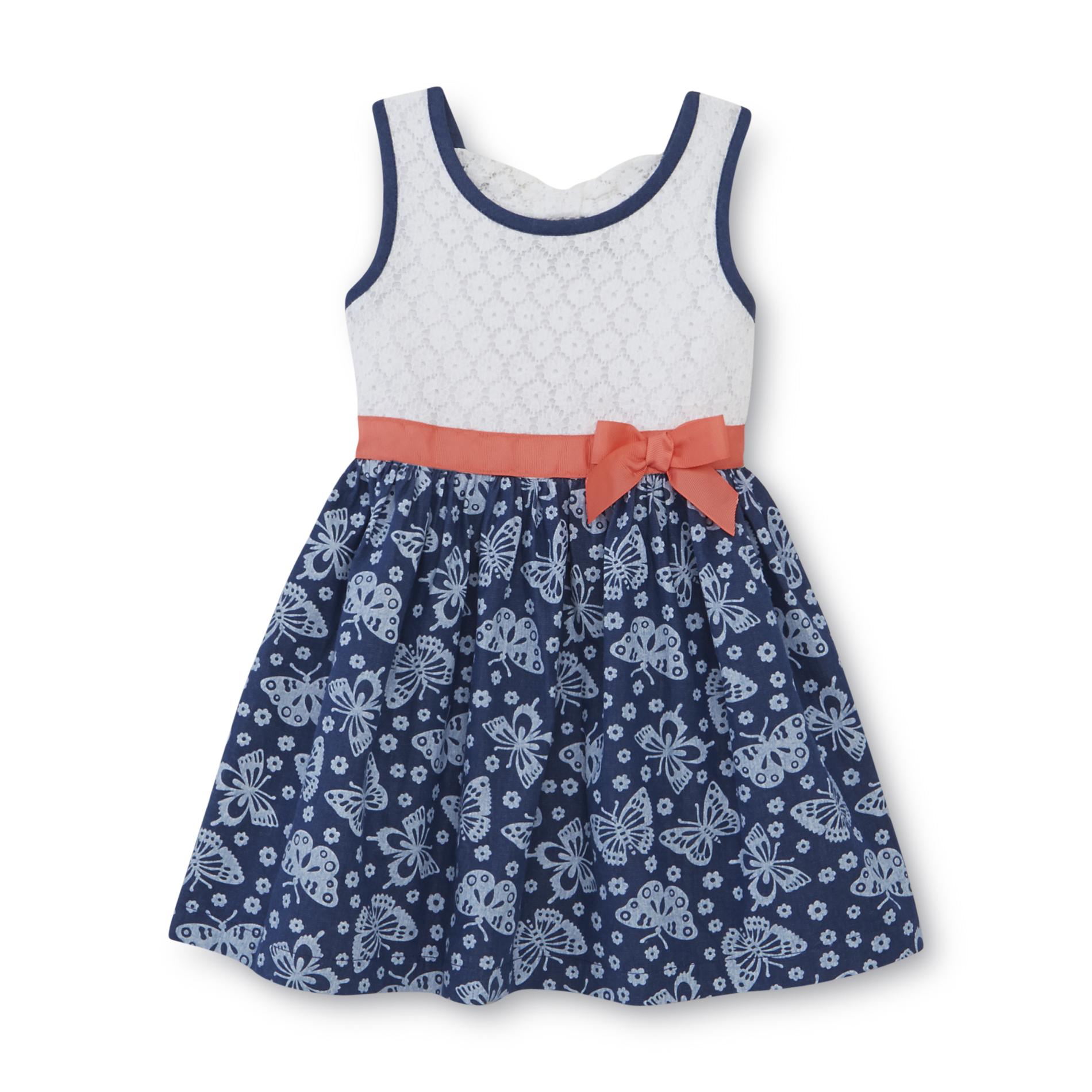 WonderKids Infant & Toddler Girl's Sleeveless Bow-Back Dress