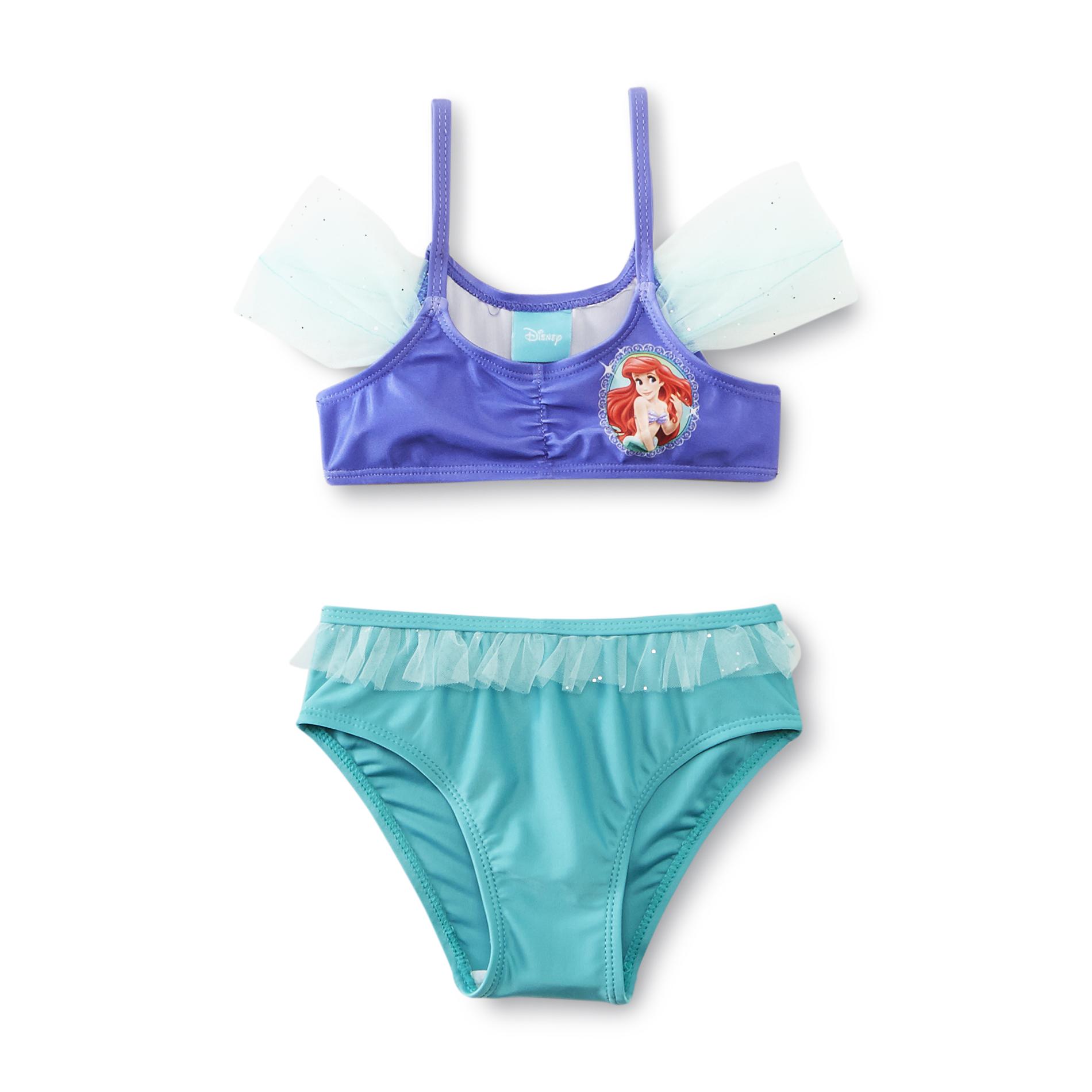 Disney Ariel Toddler Girl's Bikini Swimsuit