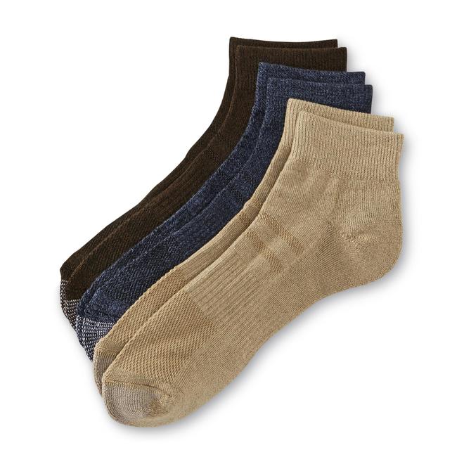 Silvertoe Men's 3Pairs Low Cut Socks