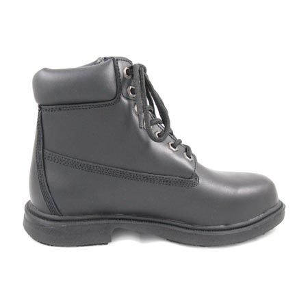 women's black slip resistant work boots