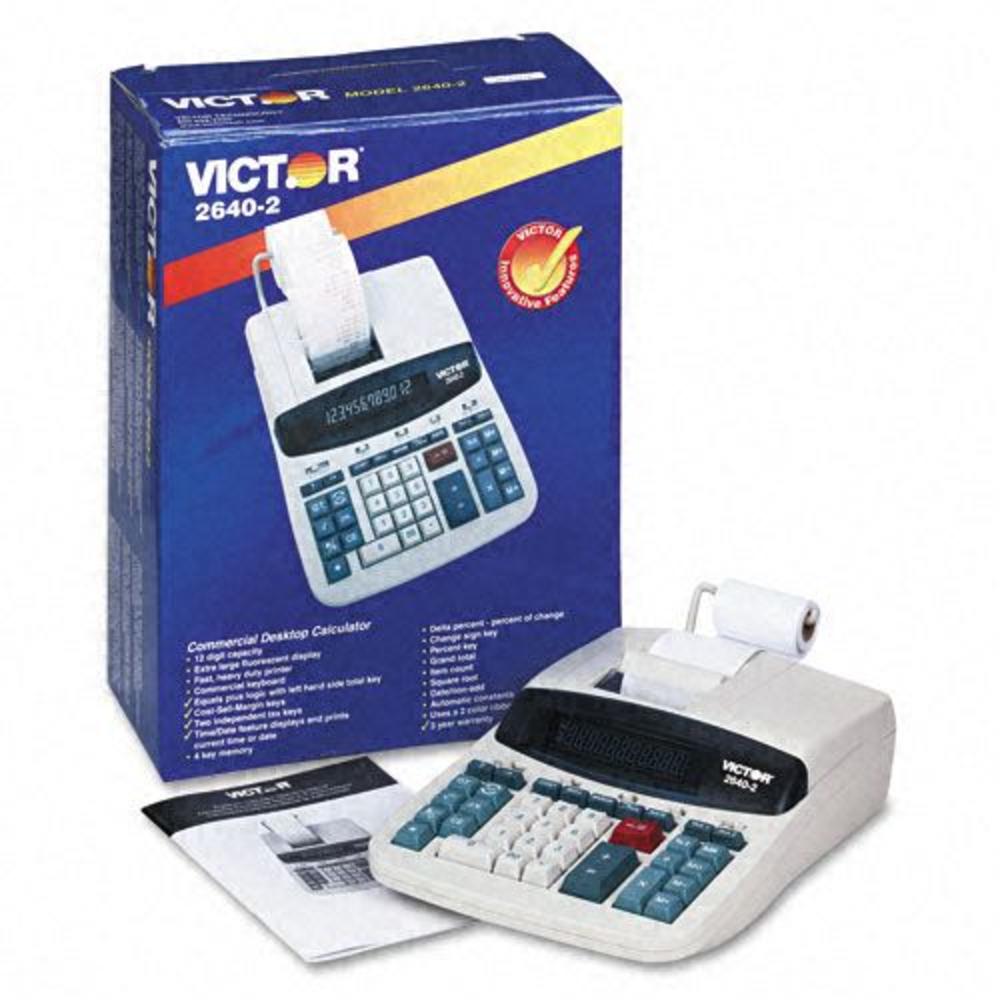 Victor Equipment VCT26402 2640-2 Two-Color Printing Calculator