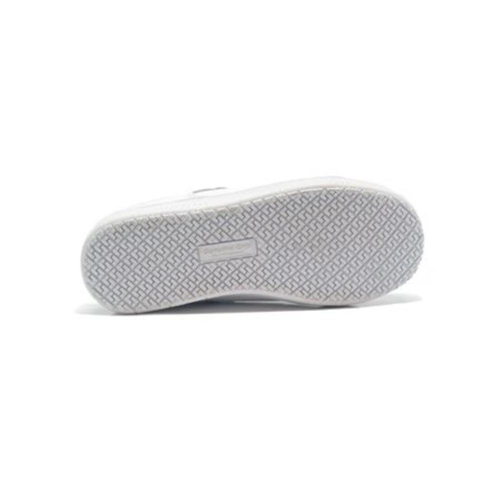 Genuine Grip Men's Slip-Resistant Athletic Work Shoes #2015 Wide - White