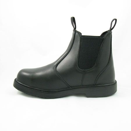 mens black slip resistant boots