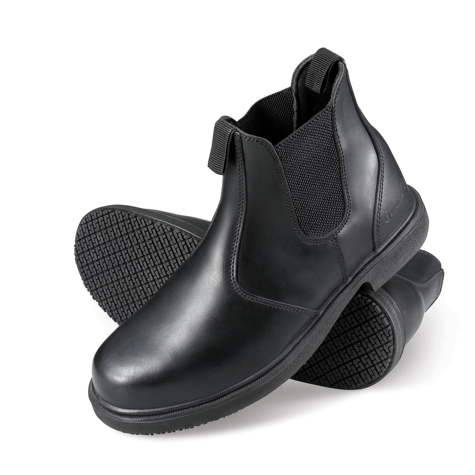 black non slip work boots