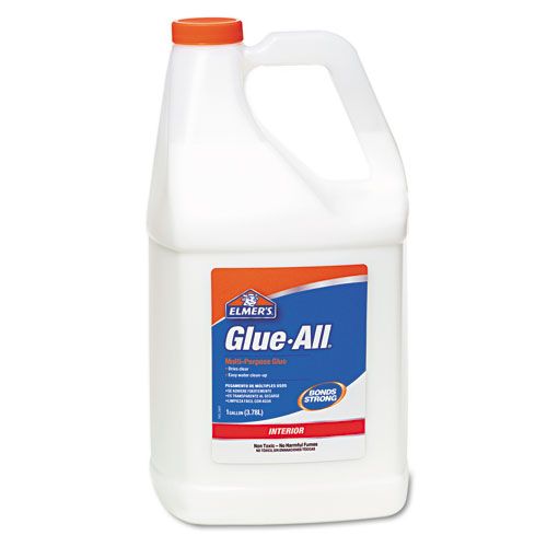 Elmers/X-Acto EPIE1326 Glue-All White Glue, 1gal, Repositionable Liquid