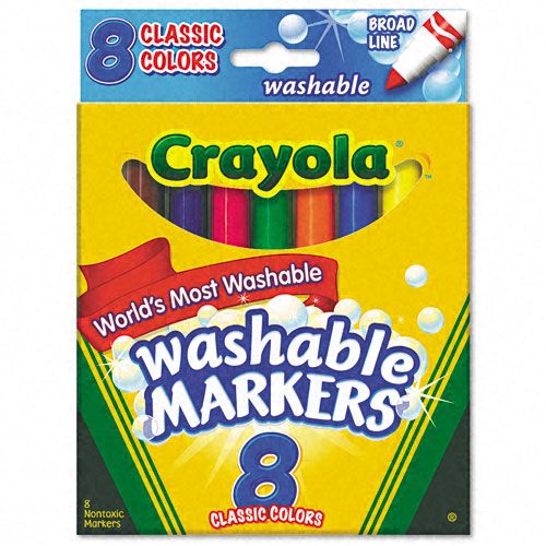 Crayola CYO587808 Classic Colors Washable Marker