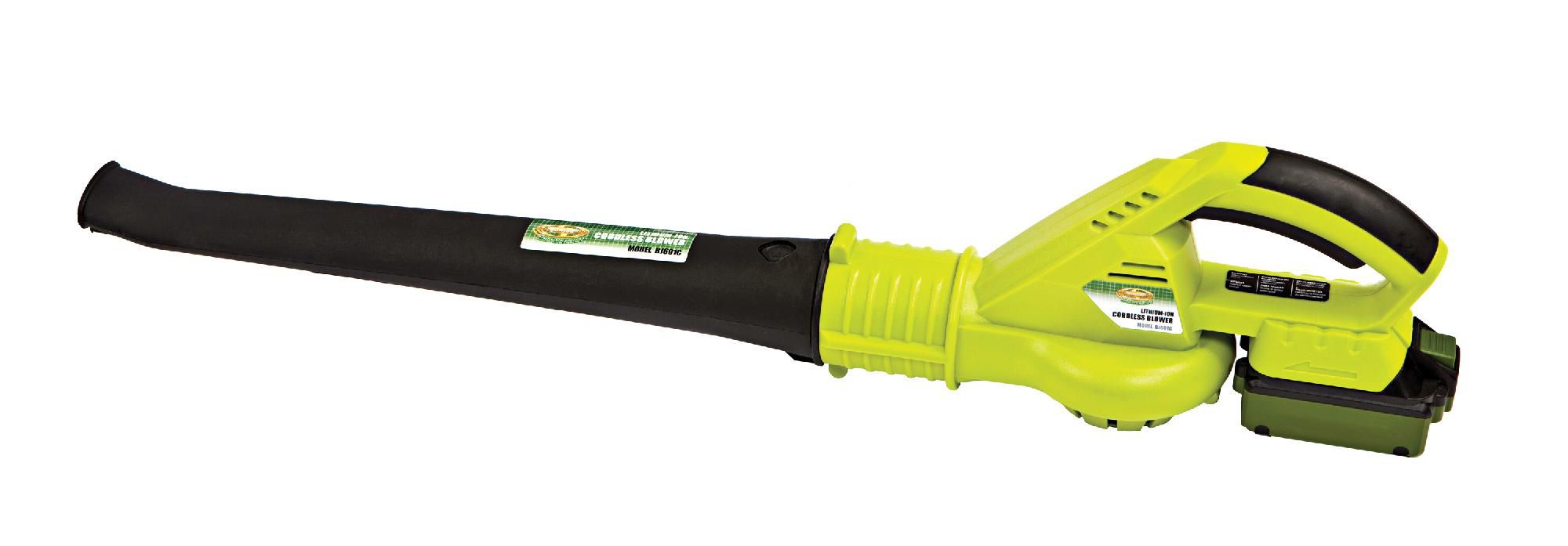 Snow Joe BJ601C Sun Joe Blower 20 Volt LithiumIon Cordless 120 mph