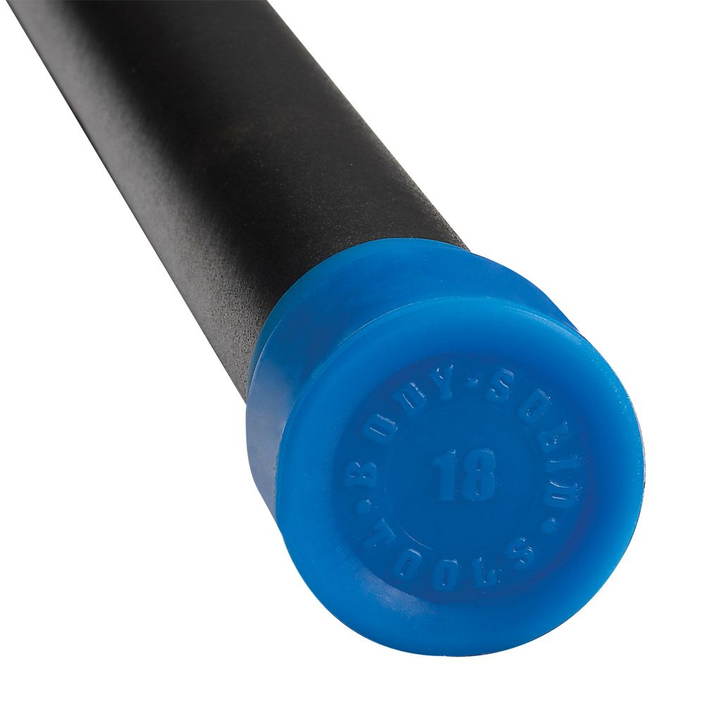 Body-Solid BSTFB18 18 lb. Blue Padded Weighted Bar