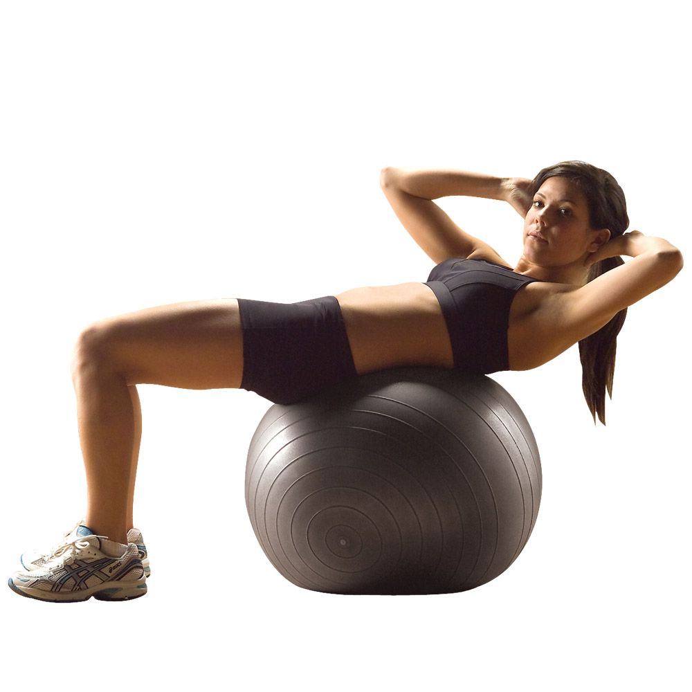 Body-Solid BSTSB55 55cm Gray Stability Ball
