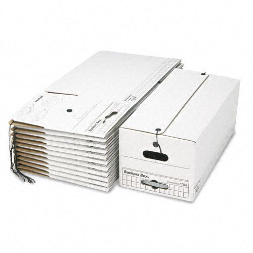 Bankers Box FEL00704 STOR/FILE Storage Boxes with String Tie Lid