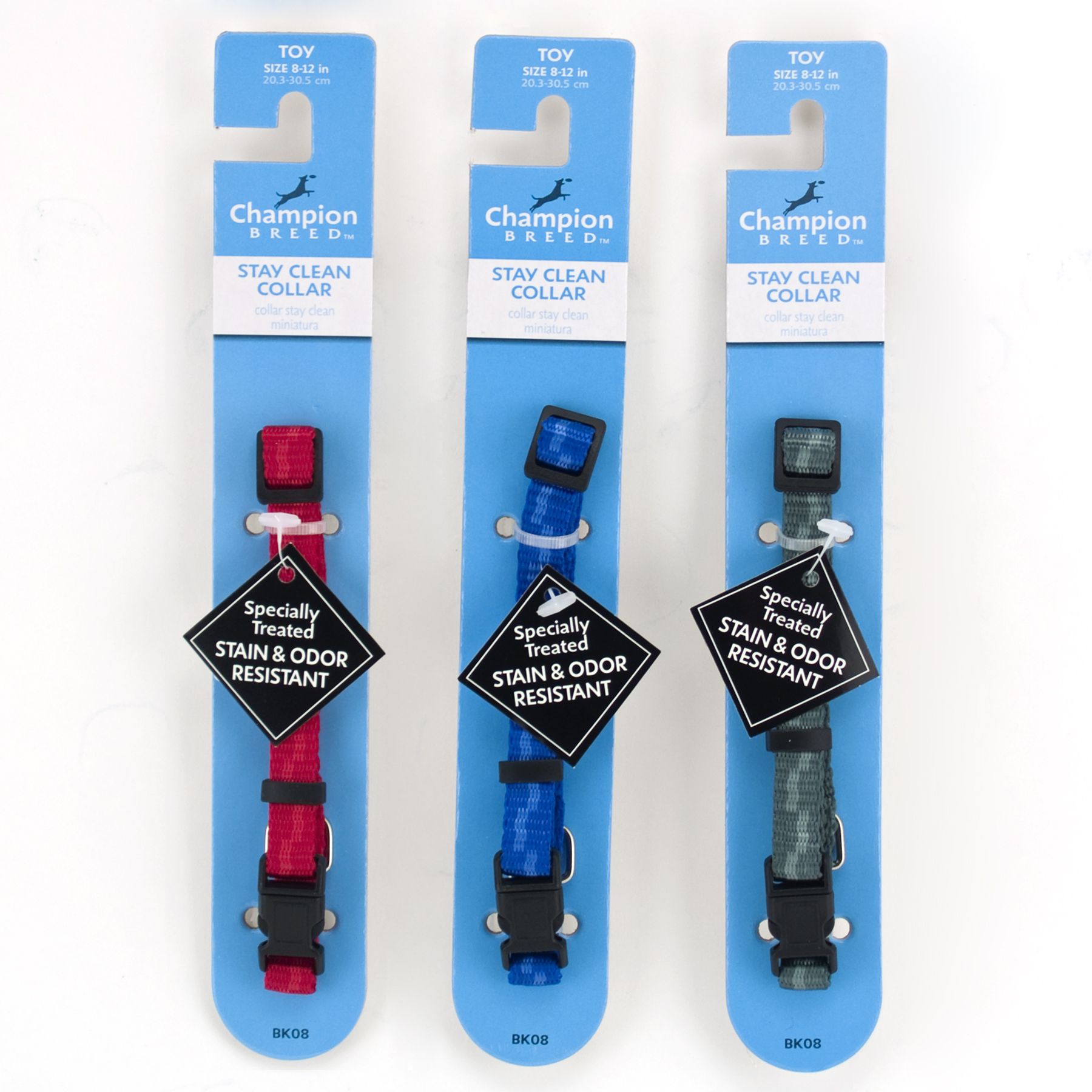 Champion Breed Stay Clean Stain and Odor Resistant Dog Collar Toy Size