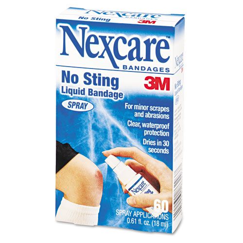3M MMM11803 No-Sting Liquid Bandage Spray, .61 ounce