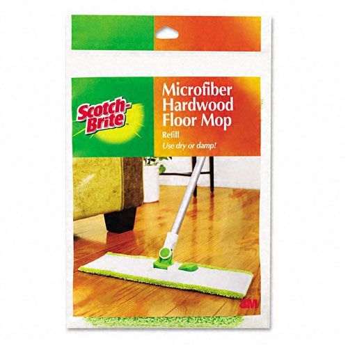 3M MMMM005R Hardwood Floor Mop Refill, Microfiber