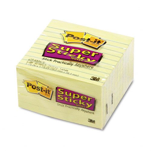 Post-it MMM6756SSCY Super Sticky Canary Yellow Notes