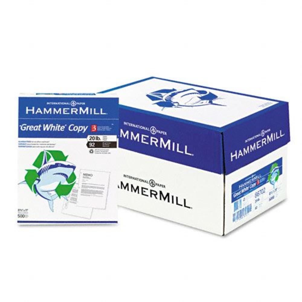 Hammermill HAM86702 Great White Recycled Copy Paper