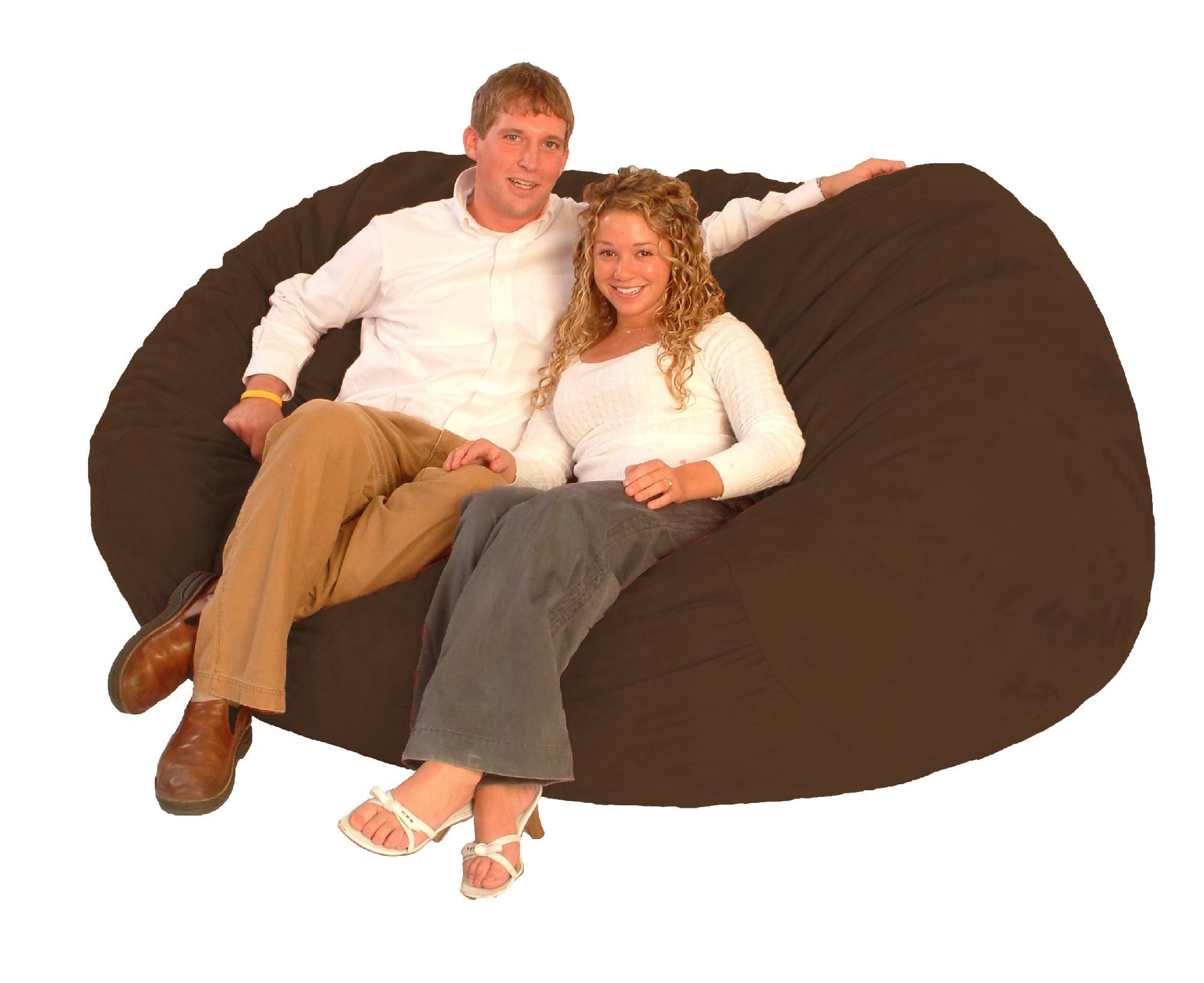 Comfort Research XXL Fuf Chair  in Chocolate Microsuede.