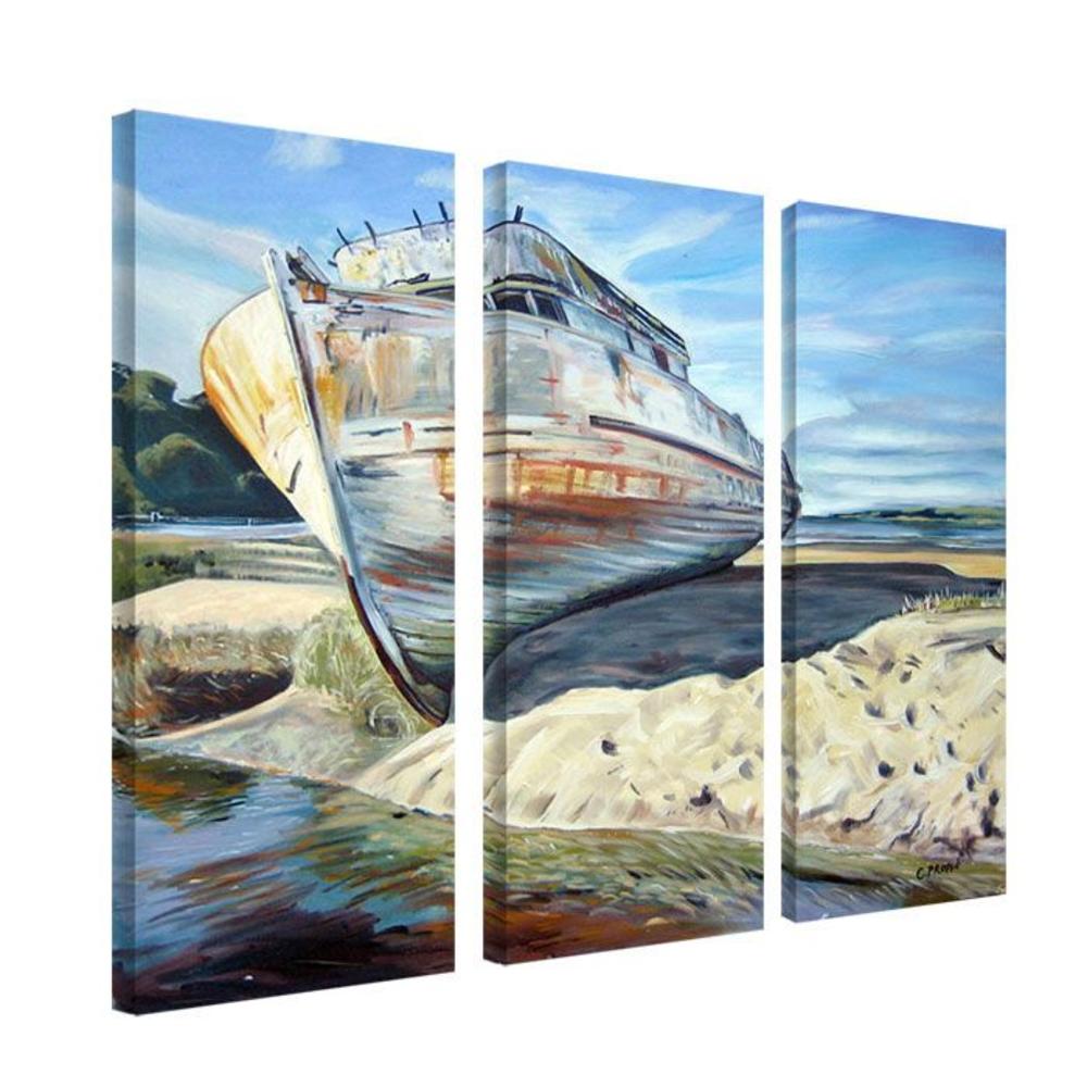 Trademark Global Colleen Proppe 'Inverness Boat' Canvas Art Set