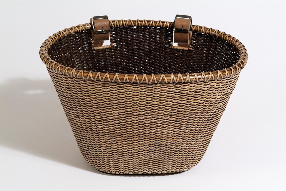 Nantucket Bicycle Basket Co. Lightship Collection (oval, dark stain)