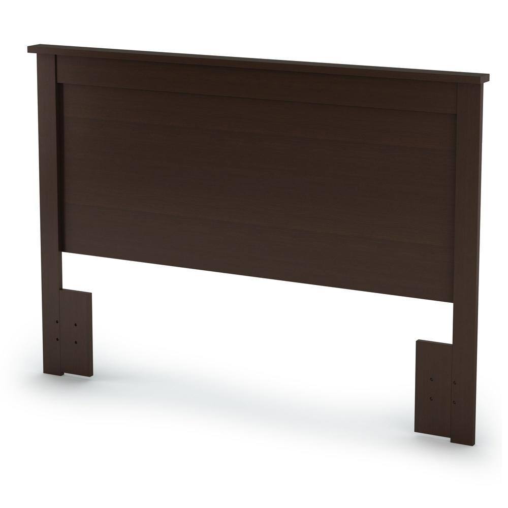 South Shore Vito Full / Queen Headboard - Mordern Style - Chocolate