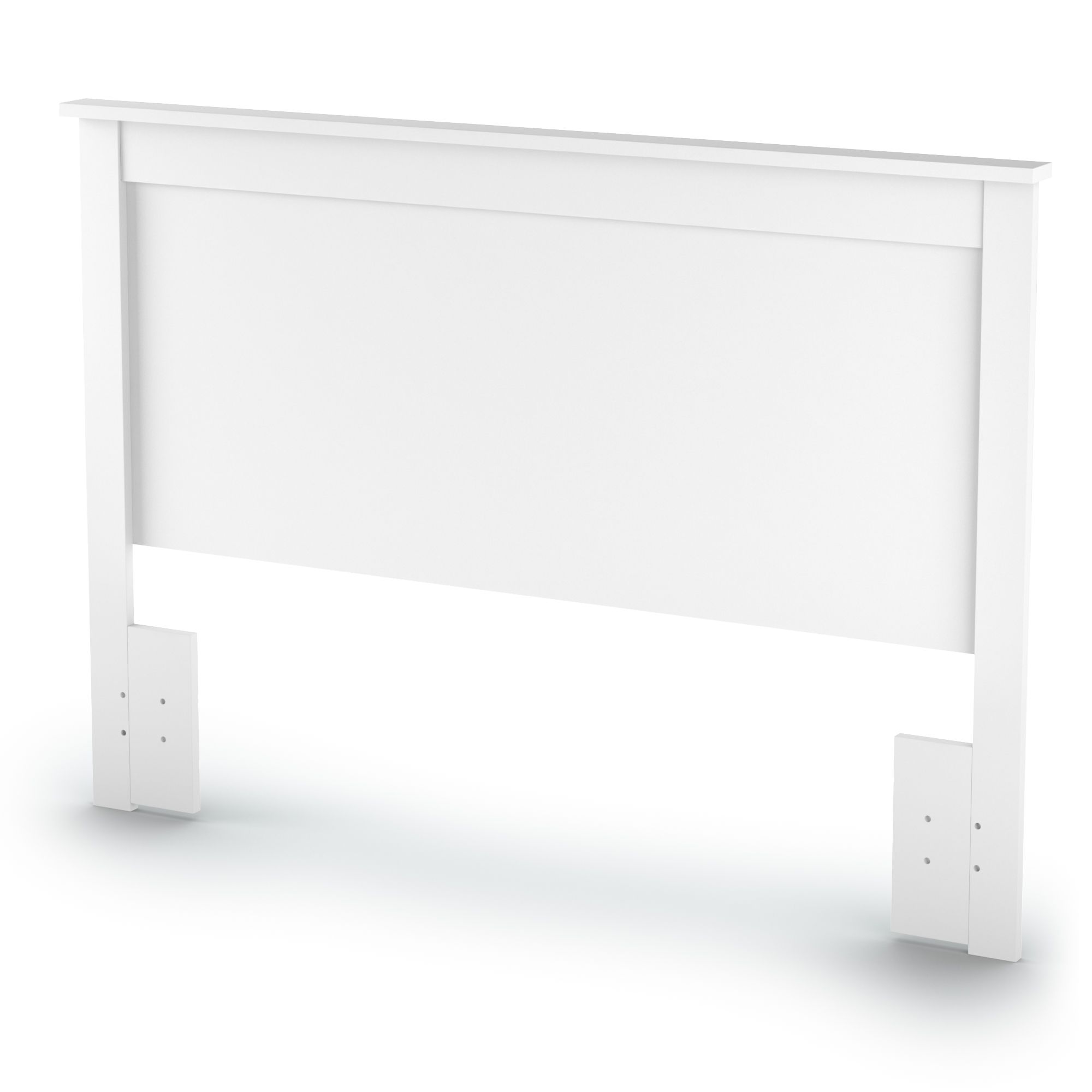 South S Vito Full Queen Headboard, White Wooden Queen Size Headboards