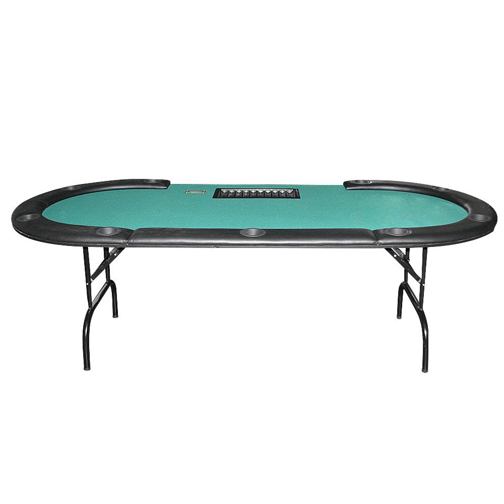 Trademark Global 96&#034; Table w/ Removable rails and dealer position, money slot
