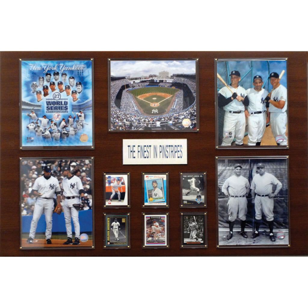 C & I Collectables MLB New York Yankees Great Stars Plaque