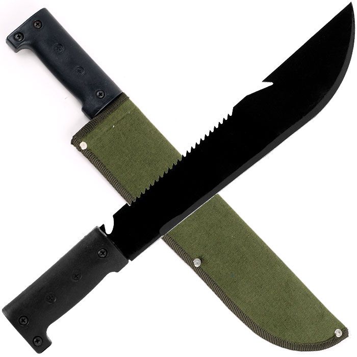 Whetstone 16.5 Inch Serrated Hiking Machete with Pouch
