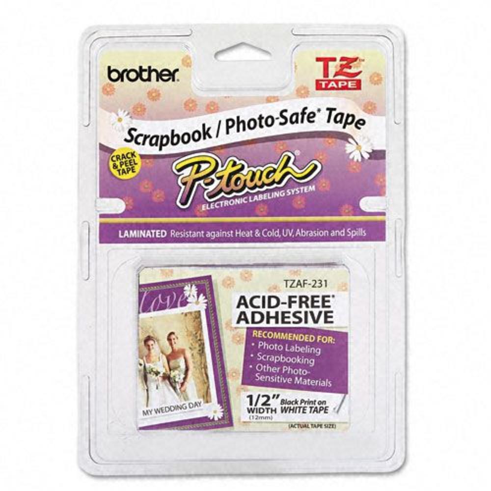 Brother BRTTZEAF231 P-Touch TZ Series Photo And Scrapbook Safe Tape