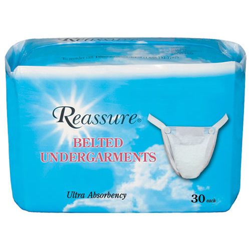 Reassure Ultra Belted Undergarments, Case of 120