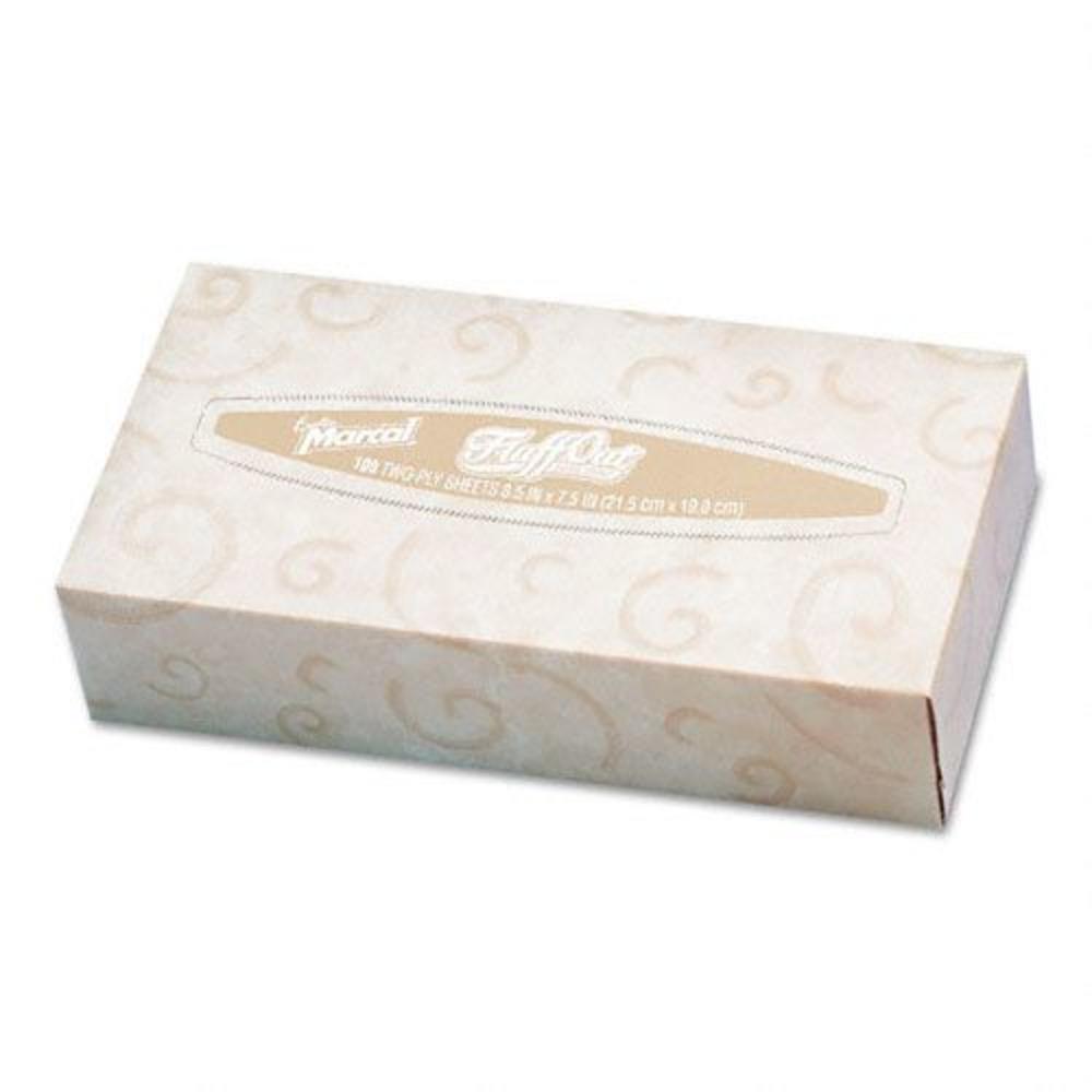 Marcal Fluff Out® Recycled White Facial Tissue