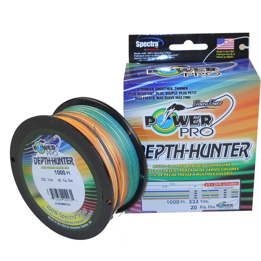 Power pro depth hunter 65 lb clearance