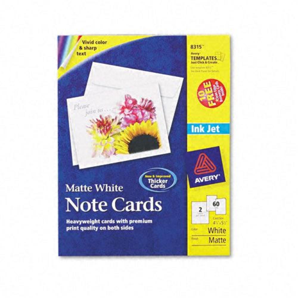 Avery AVE8315 Note Cards with Coordinated Envelopes