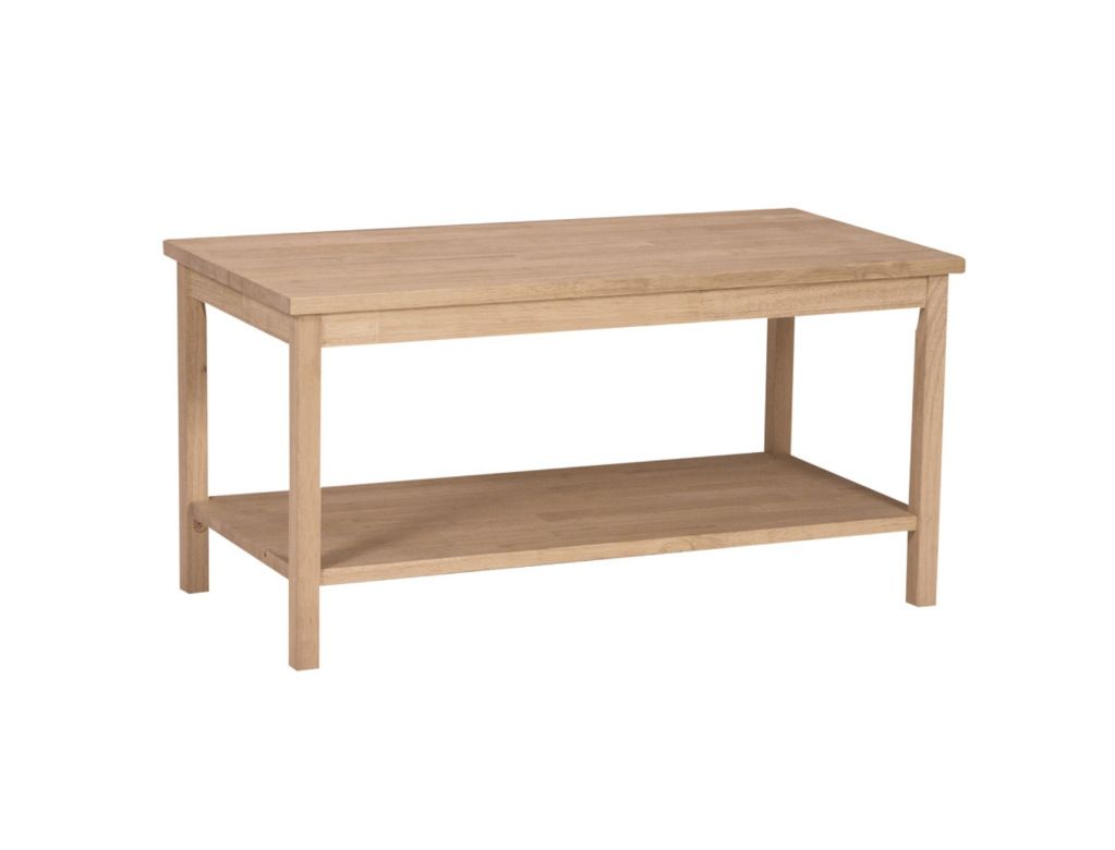 International Concepts Portman Coffee Table Unfinished
