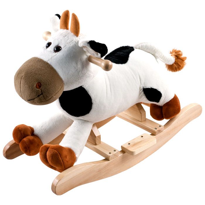 Happy Trails Plush Rocking Connie Cow with Sounds