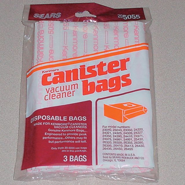 Sears 5055 Canister Vacuum Bags