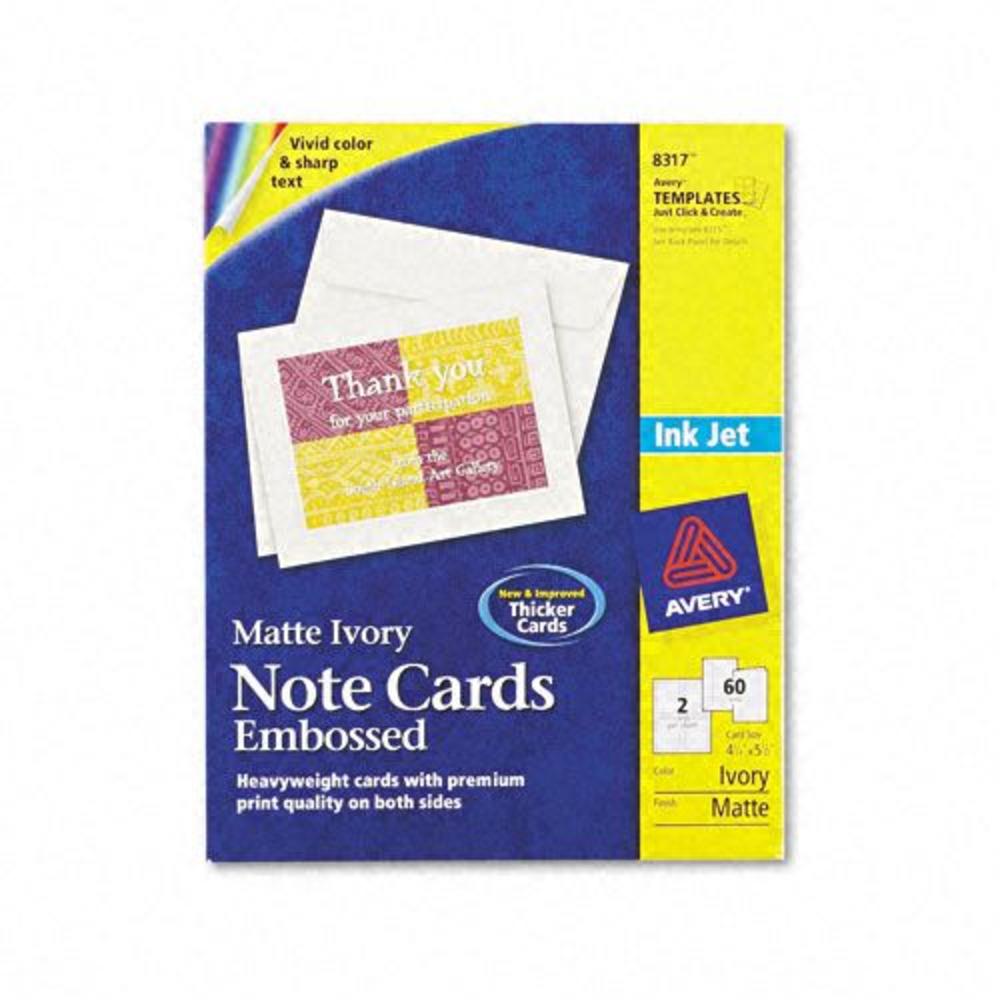 Avery AVE8317 Note Cards with Coordinated Envelopes