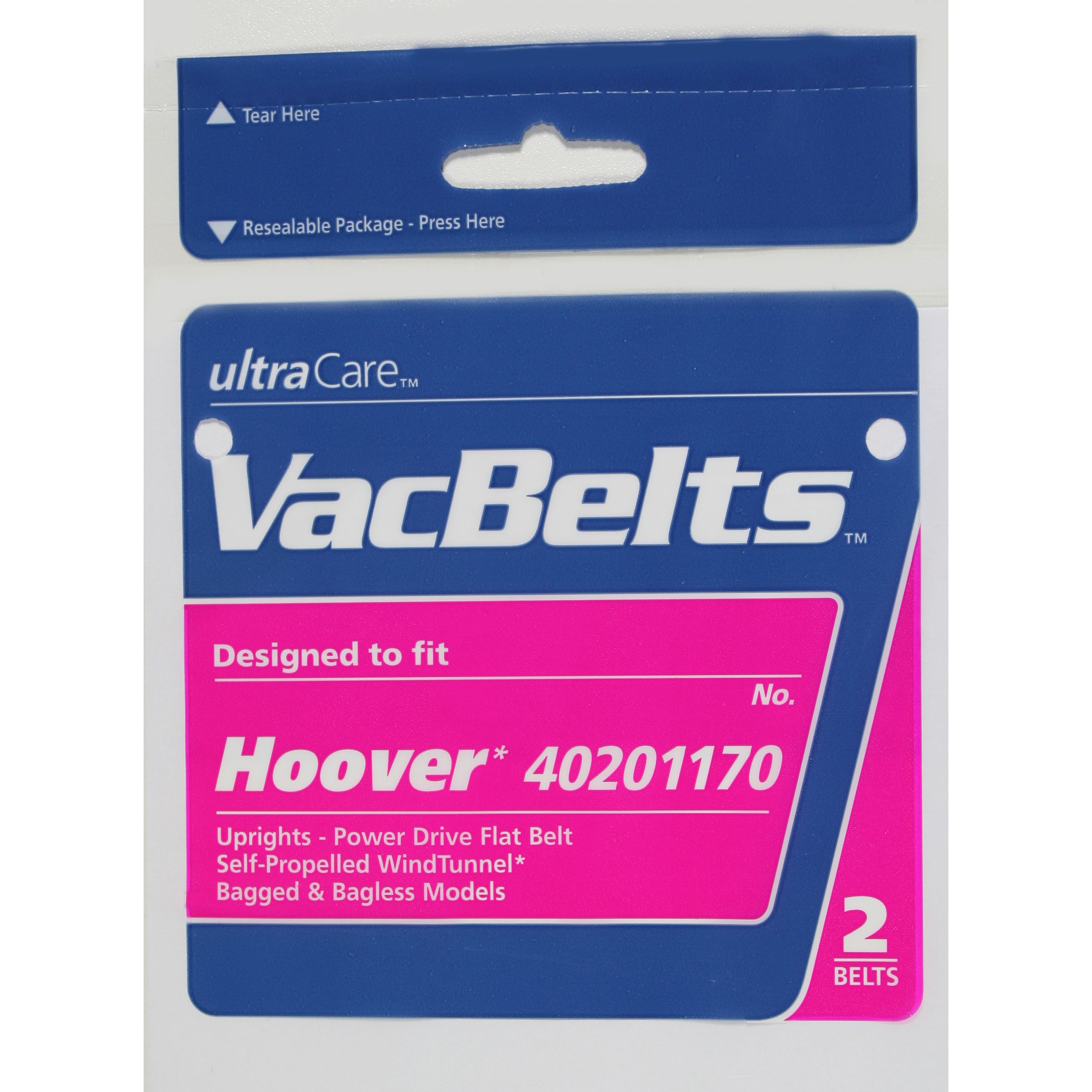 UltraCare 610194 Hoover&reg; No. 40201170 Vacuum Belts