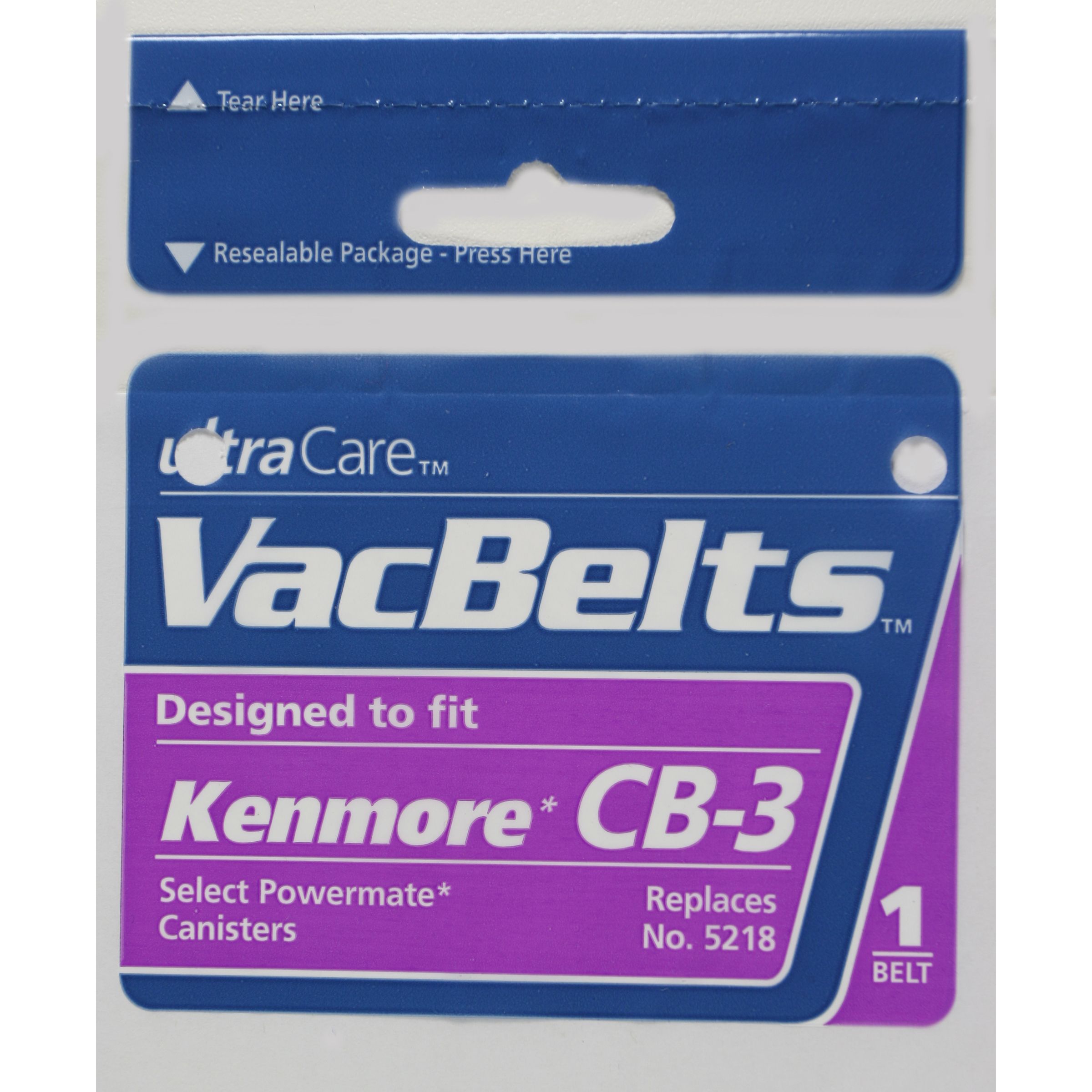 UltraCare 613096 Kenmore CB-3 Vacuum Belt