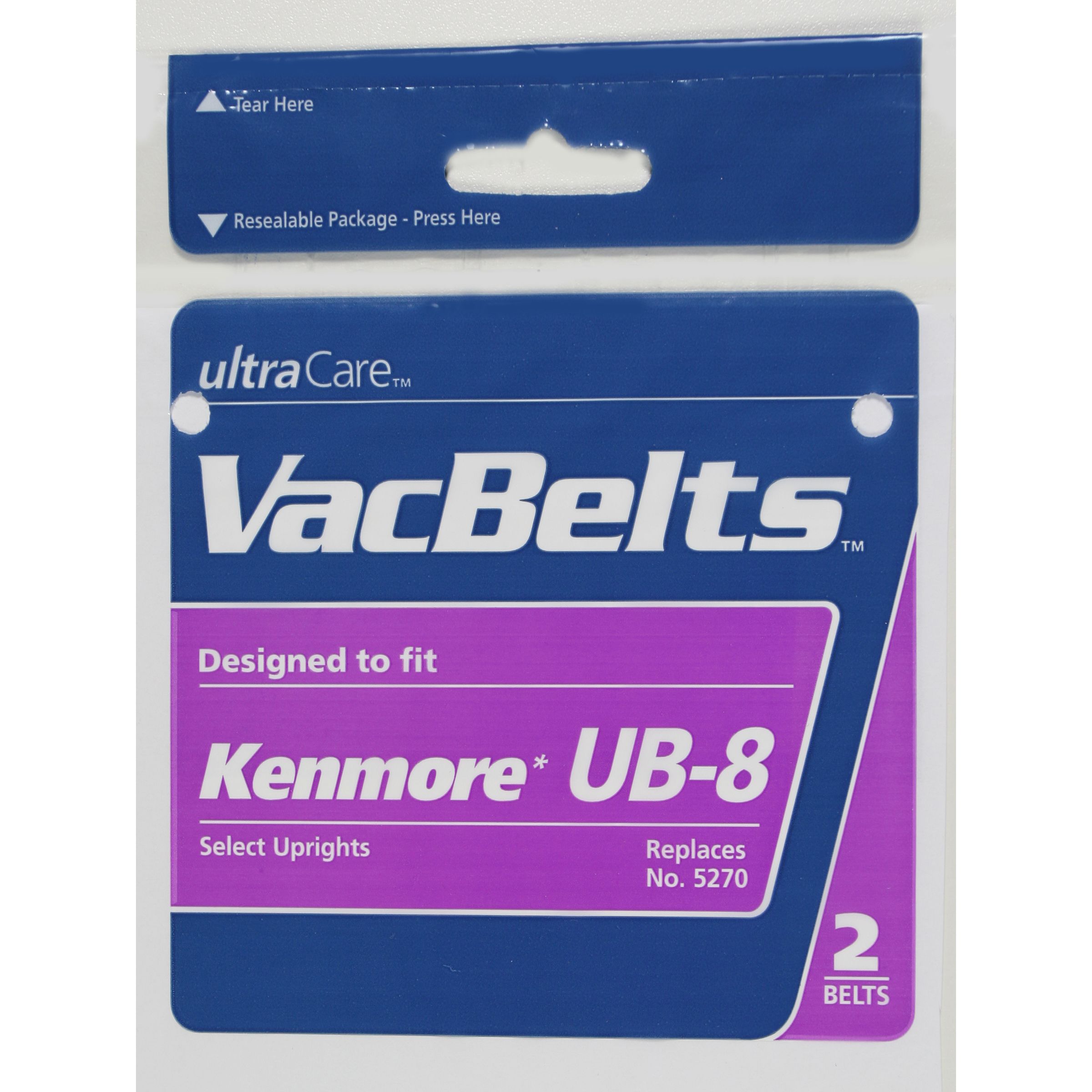 UltraCare 609986 Kenmore UB-8 Vacuum Belts