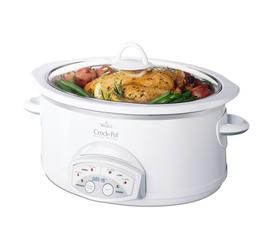 Rival 36310611 6 qt. Programmable Slow Cooker - White