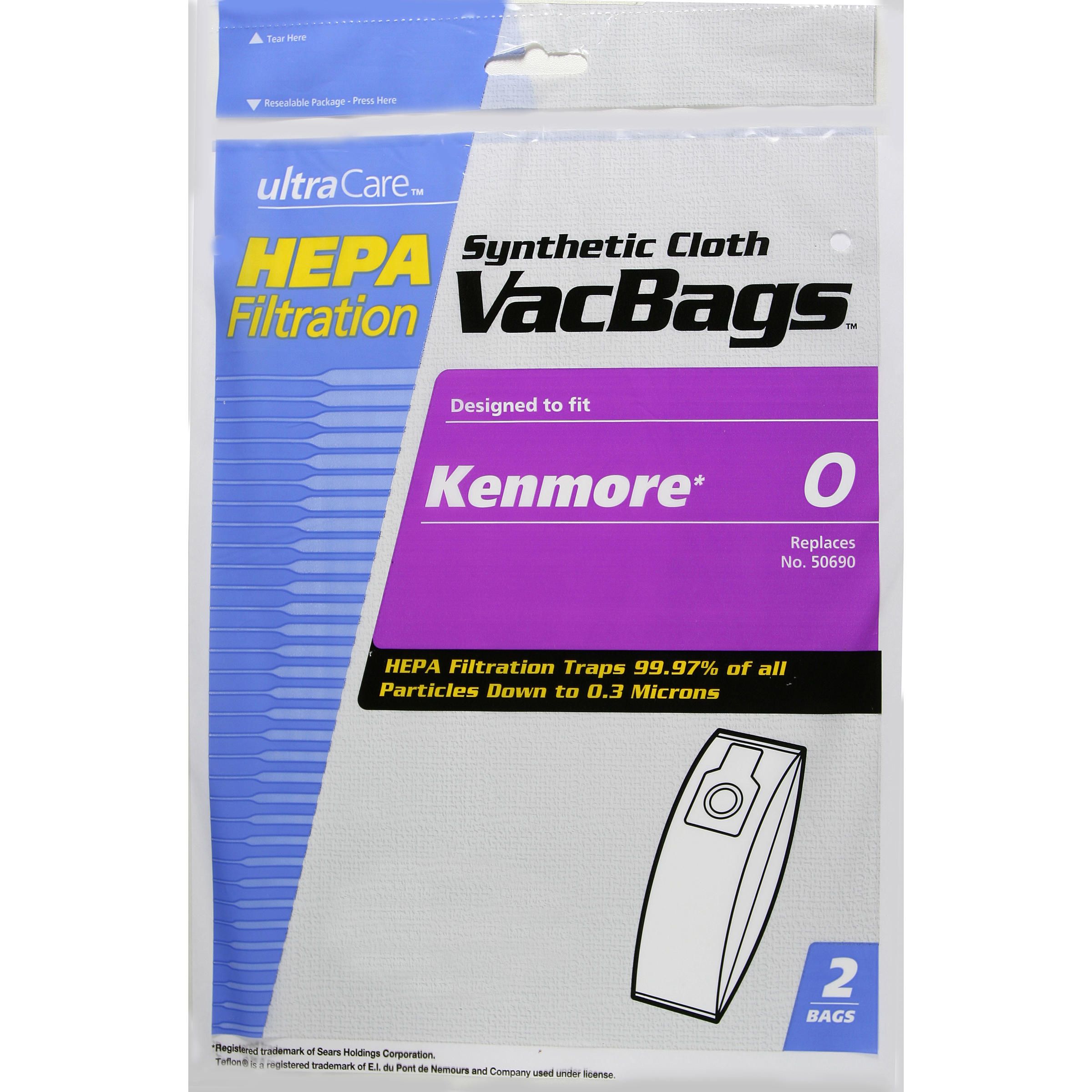 UltraCare UC68737-6 Style O HEPA Vacuum Bags for Kenmore Upright Vacuums