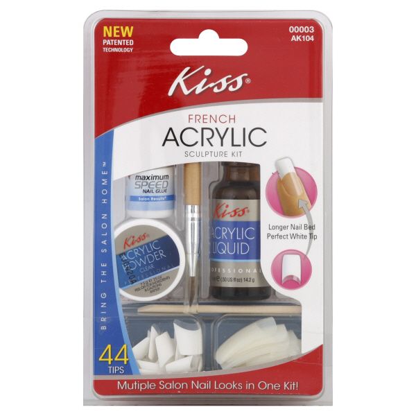 Kiss Acrylic French Sculpture Nail Kit