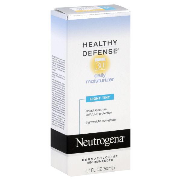 Neutrogena Healthy Defense Daily Moisturizer, Light Tint, 1.7 fl oz (50 ml)