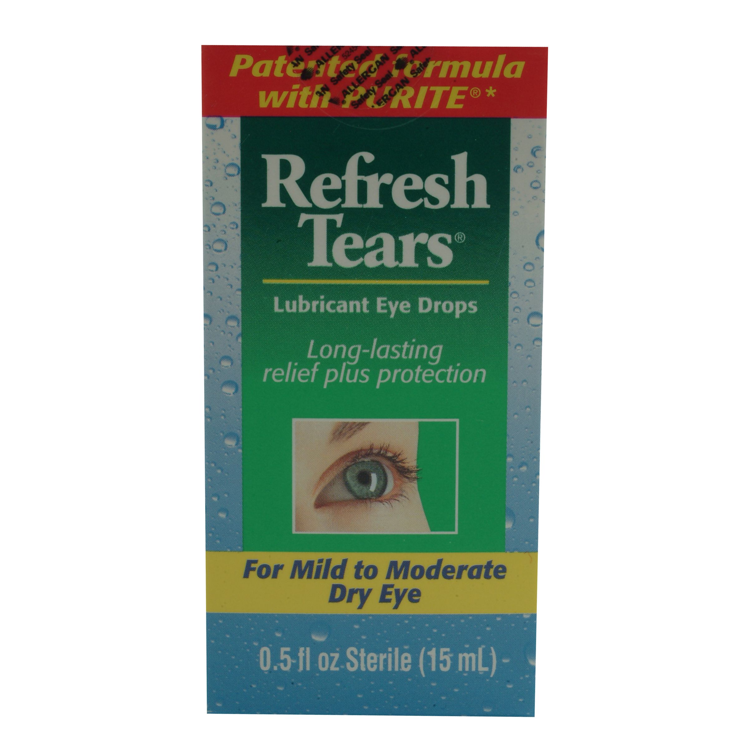 Refresh Tears Lubricant Eye Drops For Mild To Moderate Dry Eye