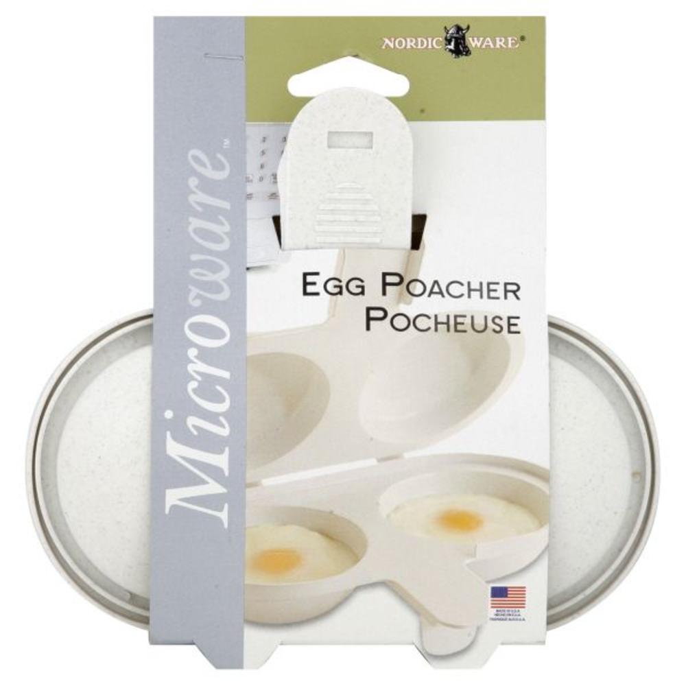 Nordic Ware 10222611 Microware Egg Poacher, 1 poacher